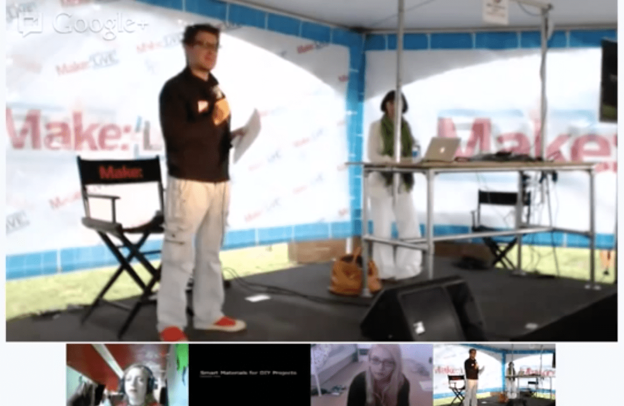 Smart Materials for DIY Projects- Catarina Mota on Make: Live Stage at World Maker Faire 2012