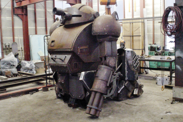 Kurata's giant anime robot