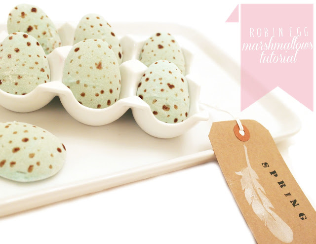 How-To: Robin Egg Marshmallows