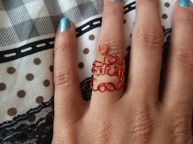 How-To: Wire Word Rings