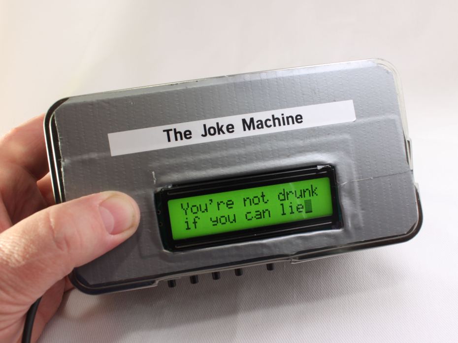 Build a Raspberry Pi Powered Joke Machine