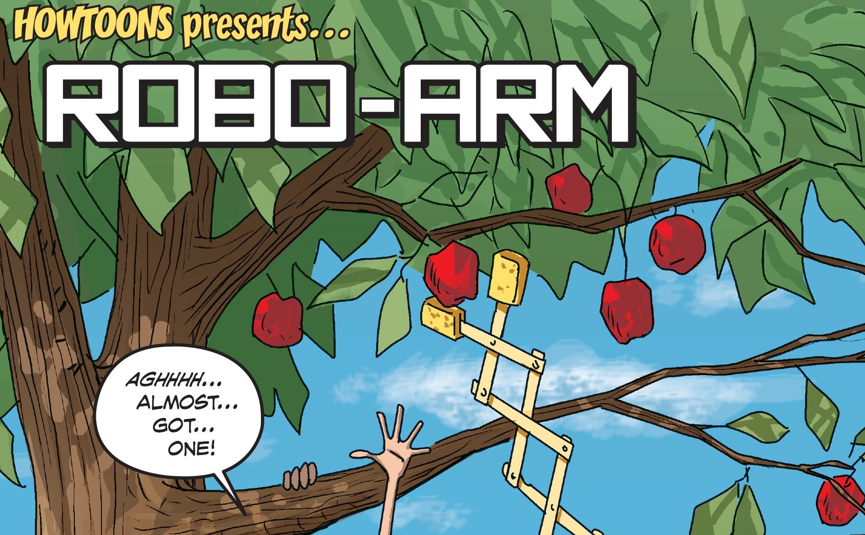 Howtoons: Build an Extendable Wooden Robot Arm