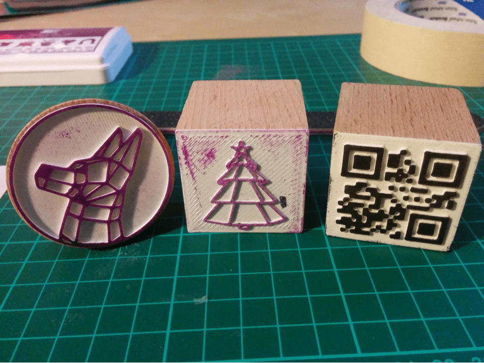3d print custom stamps using inkscape and openscad | make: