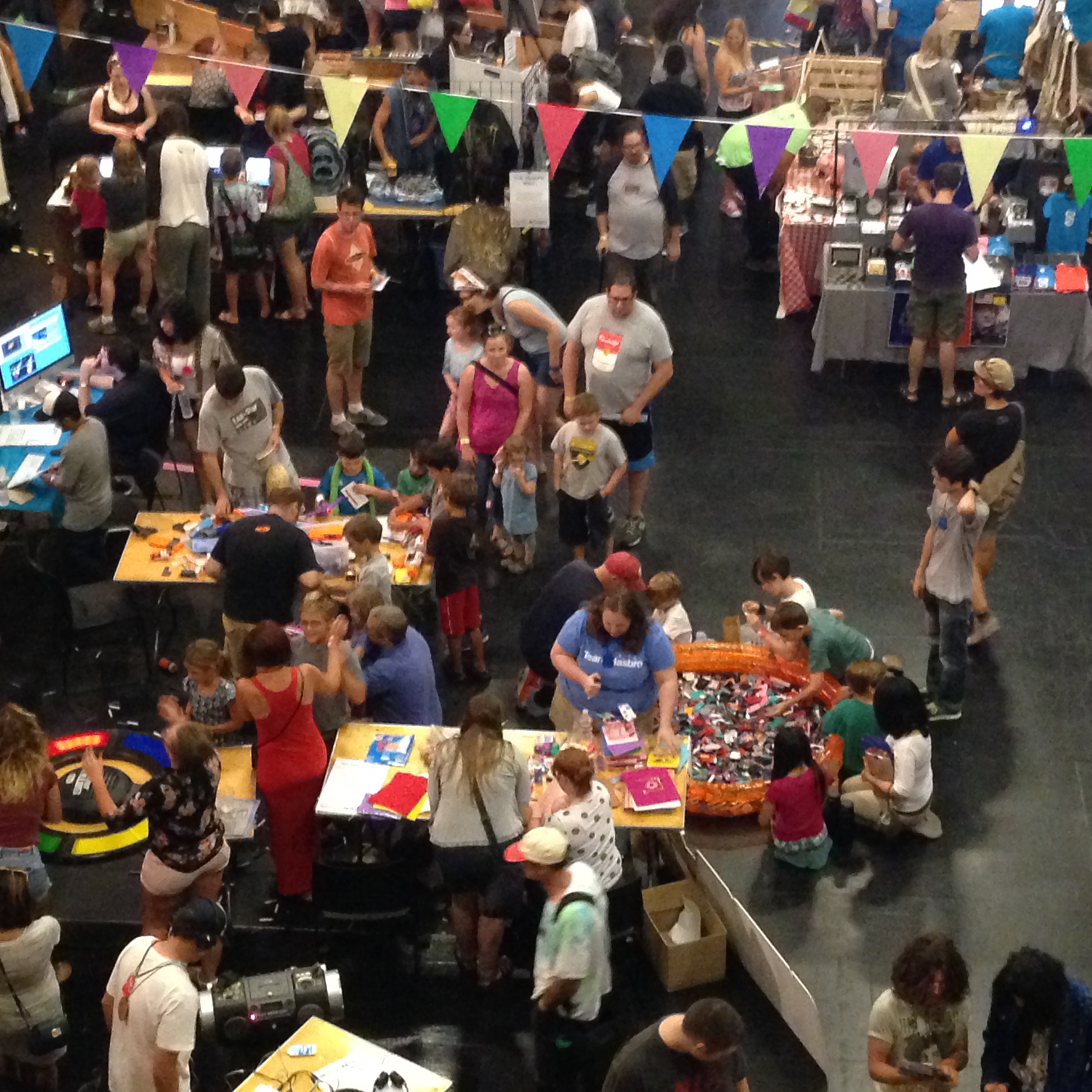 RI Mini Maker Faire from Above