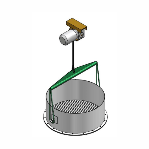 Drum And Container Emptying System Making Com - Space Art Collection - Retina Quality