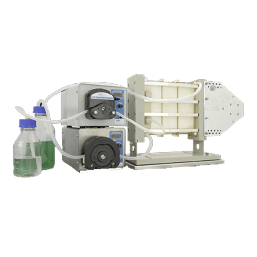 Lab Scale Normal Flow Filtration System Making Com - Vintage Image Collection - HD Quality