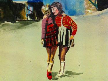 Valentim de Barros, Pormenor de pintura, Museu Hospital Miguel Bombarda.