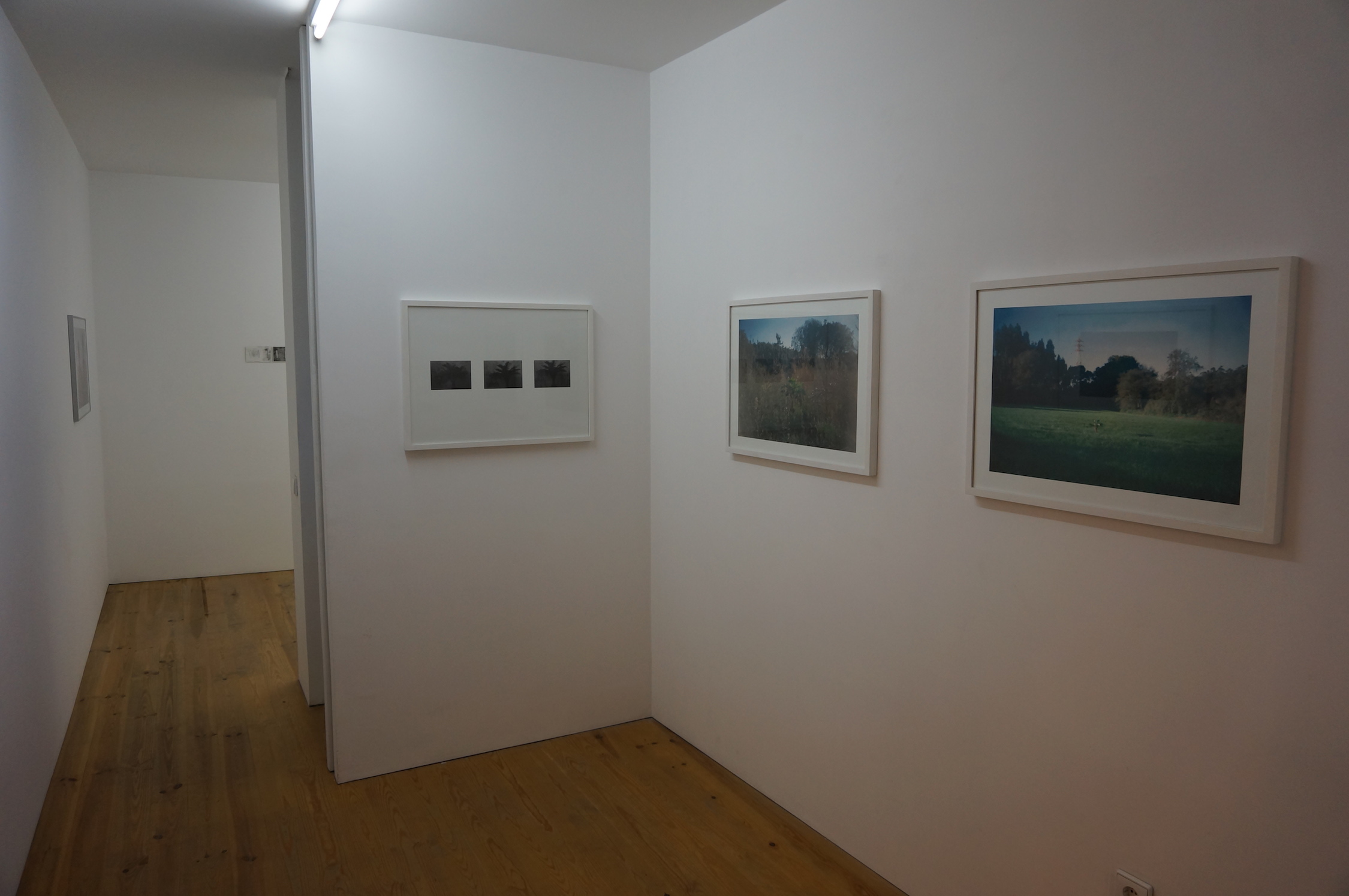 Vista da exposição 'Terreno' de Hernâni Reis Baptista e Raquel Moreira, Kubikgallery Porto.