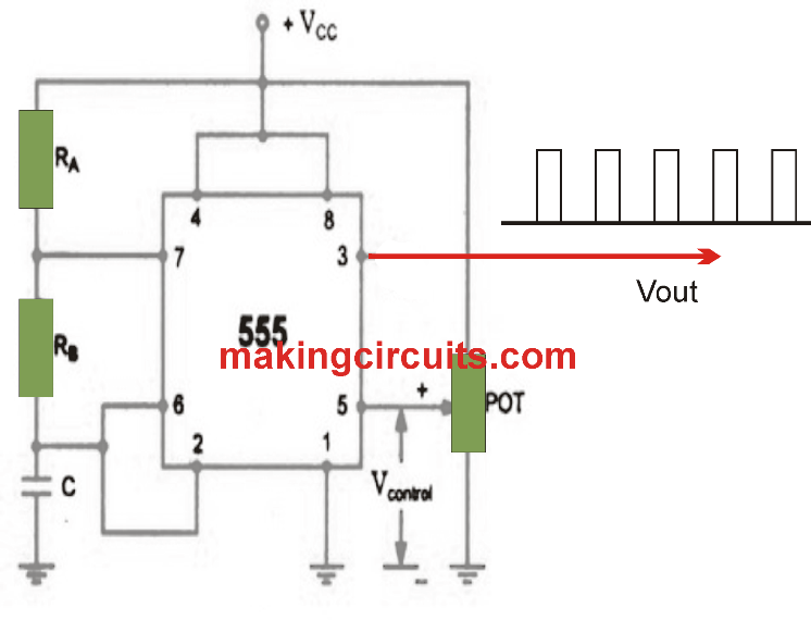 Simple Voltage Controlled Oscillator Using Ic 555