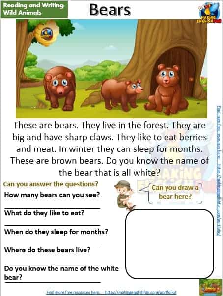 english stories with questions and answers