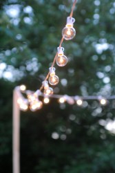 lights string hang outdoor deck lighting patio glow magical living hometalk backyard diy garden staycation need things hanging globe ambiance