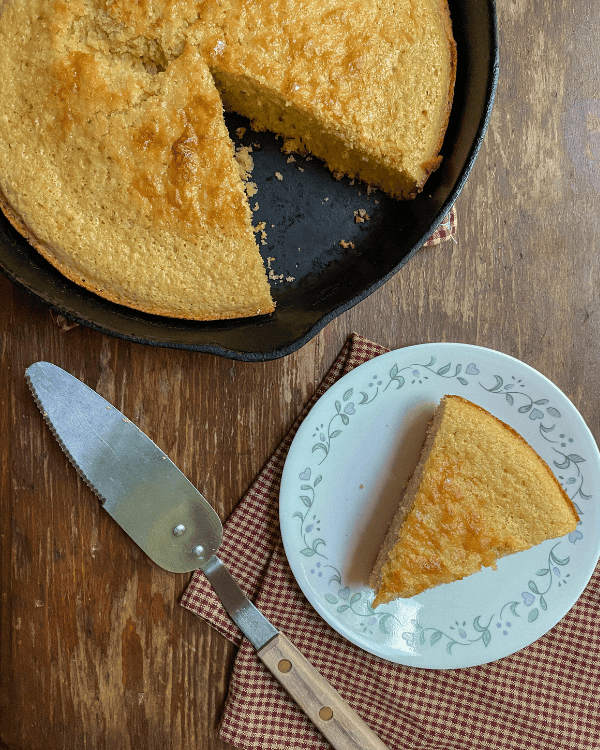 fresh milled cornbread