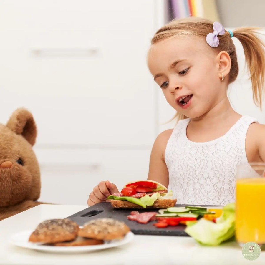 A peaceful mealtime transition for a child, demonstrating how a flexible daily rhythm provides more stability for kids than a rigid, timestamped schedule.