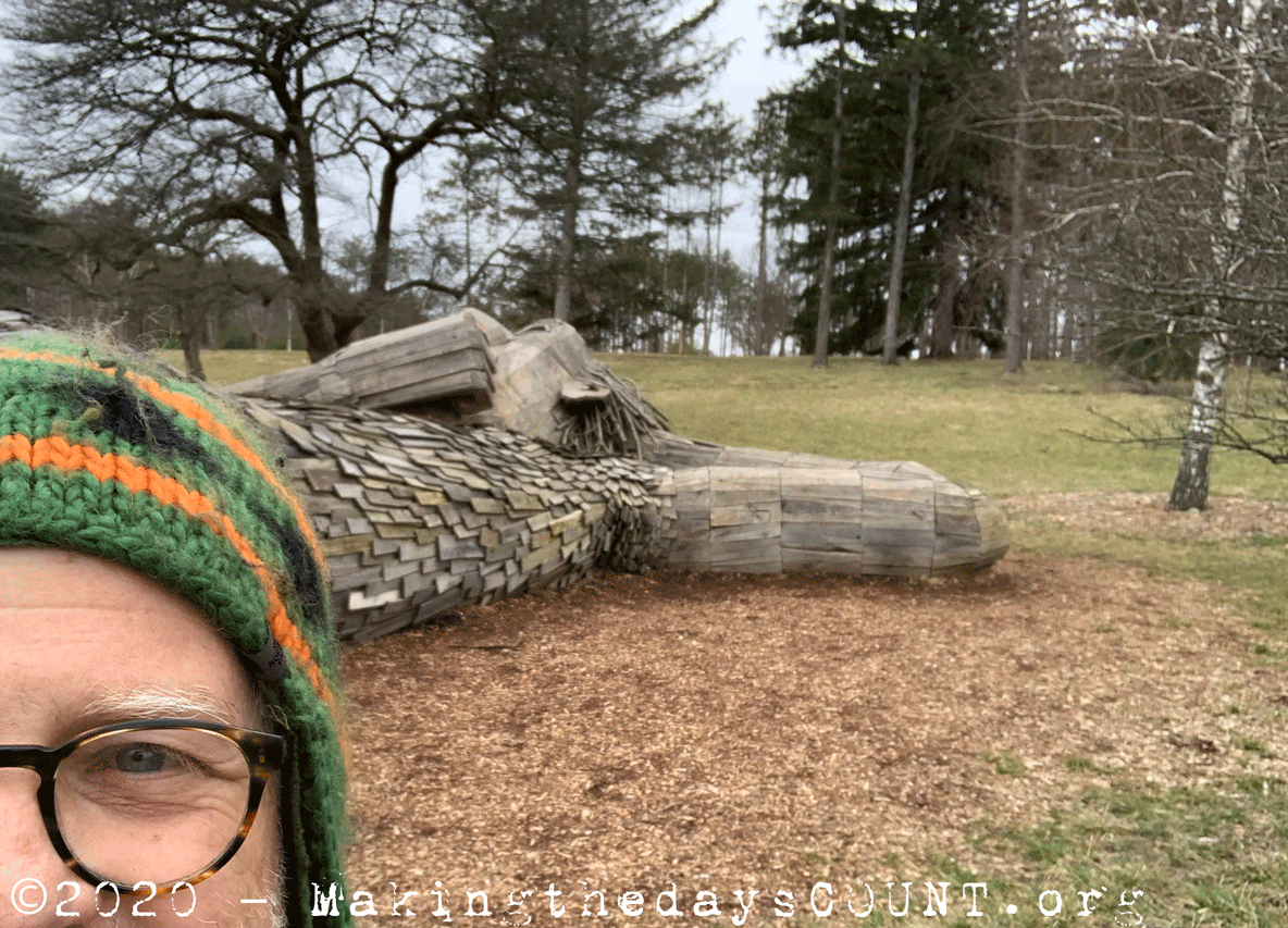 one of my eight - a hike at the Arboretum and fresh air