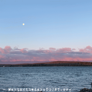 orchestrate2 Friday morning's day begins as the sun rises and the moon sets