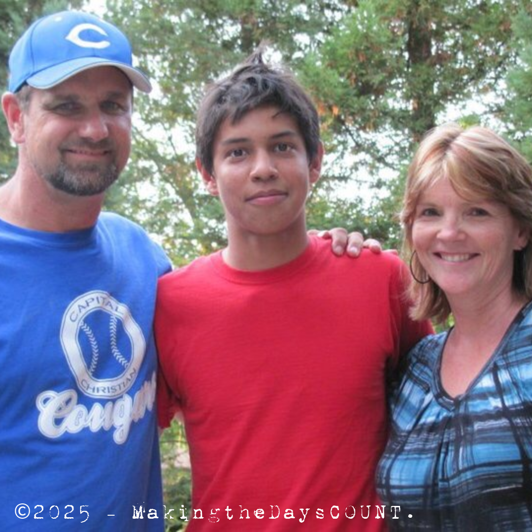 the Ritchies - Andy and Sandy with a young Mauricio
