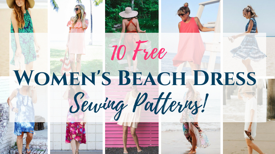 10 Free Women’s Beach Dress Sewing Patterns: Round-up