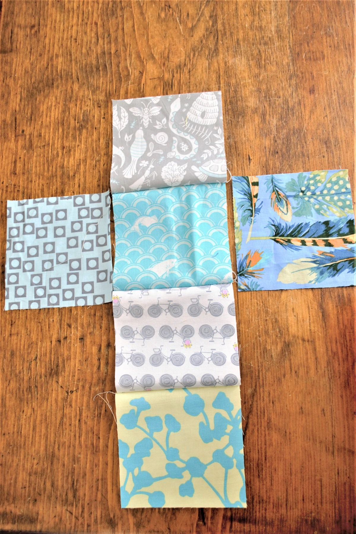 How to Sew Baby Blocks With Taggies! - sewing squares together