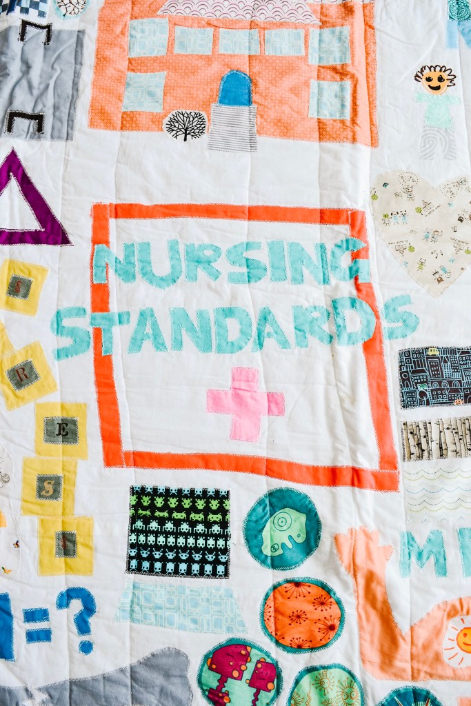 Applique Quilt Idea - a Creative Nursing Assignment 