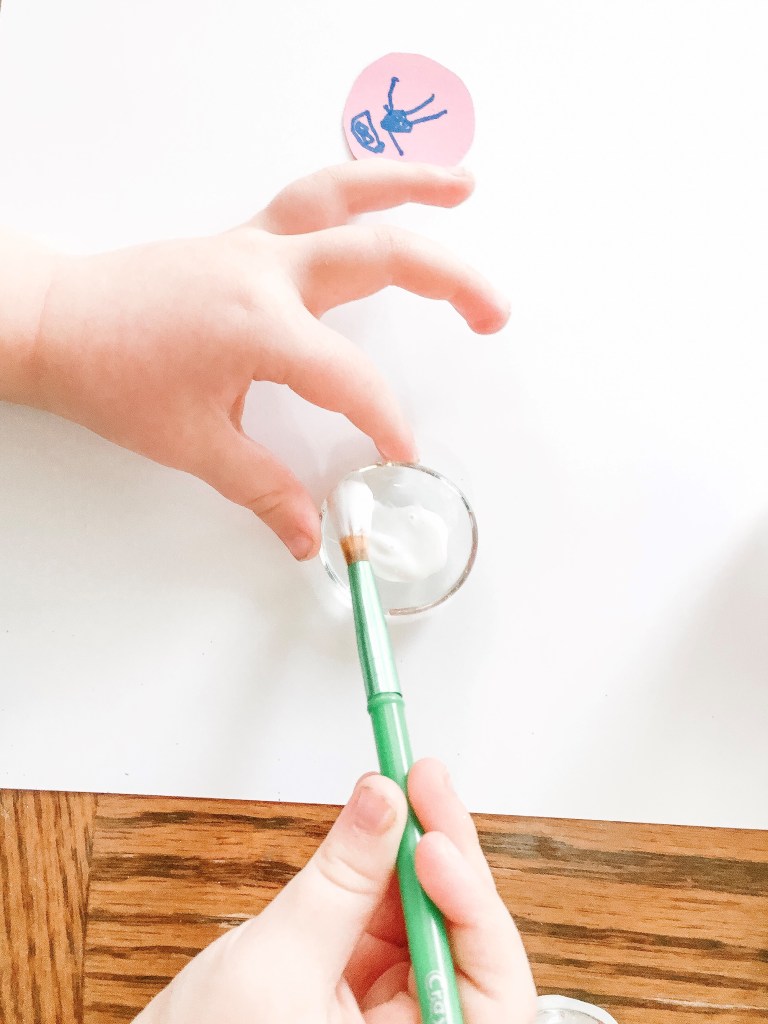 DIY Easter Tree with Cute Glass Gem Easter Decorations! - mod podge craft