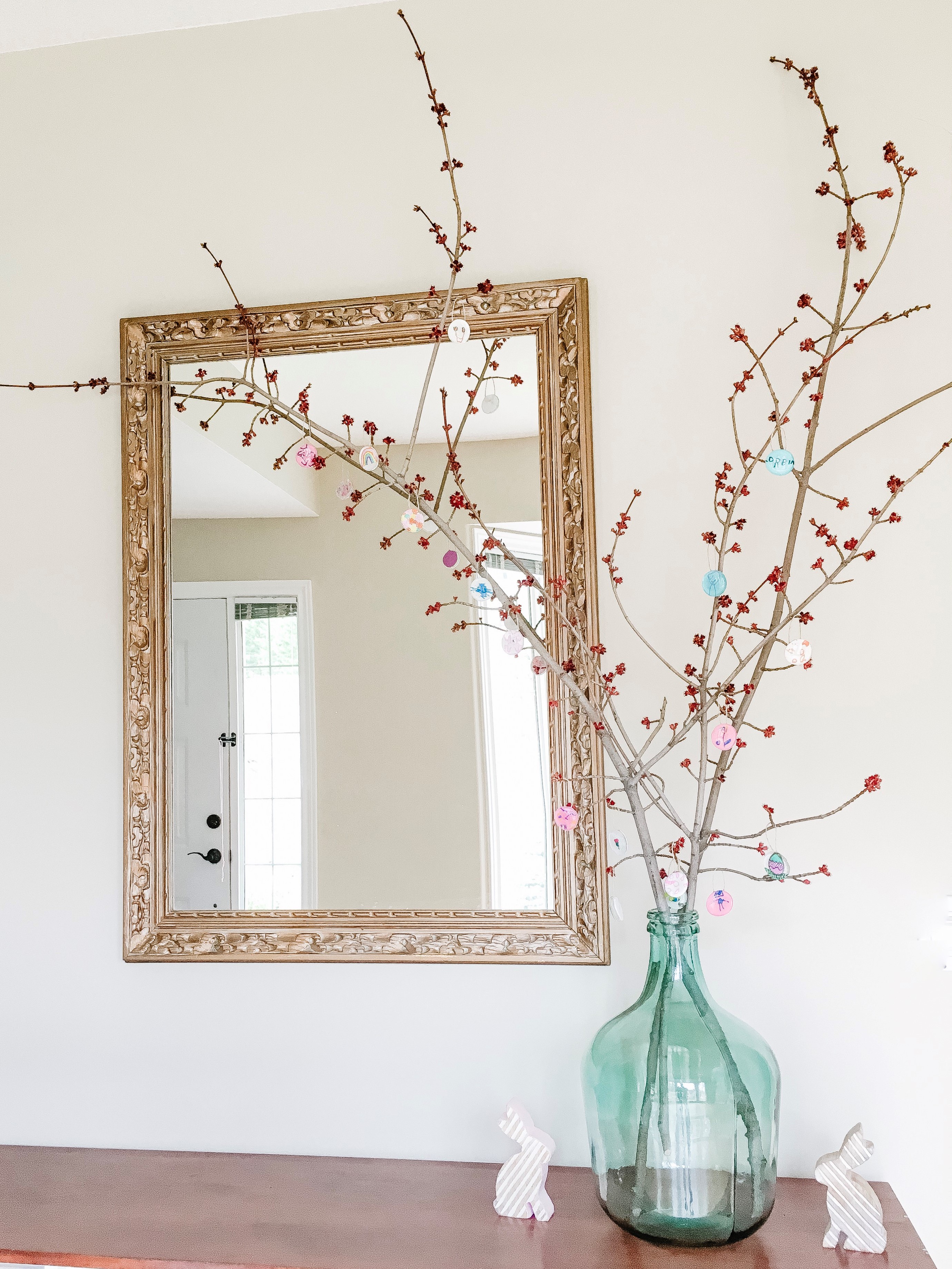DIY Easter Tree with Cute Glass Gem Easter Decorations! Making Things