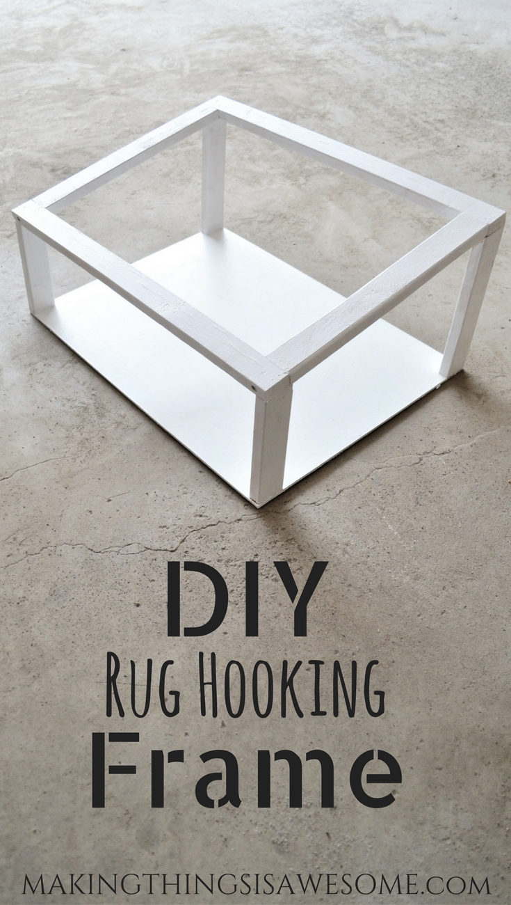 DIY Rug Hooking Frame for Your Lap Tutorial! Making Things is Awesome