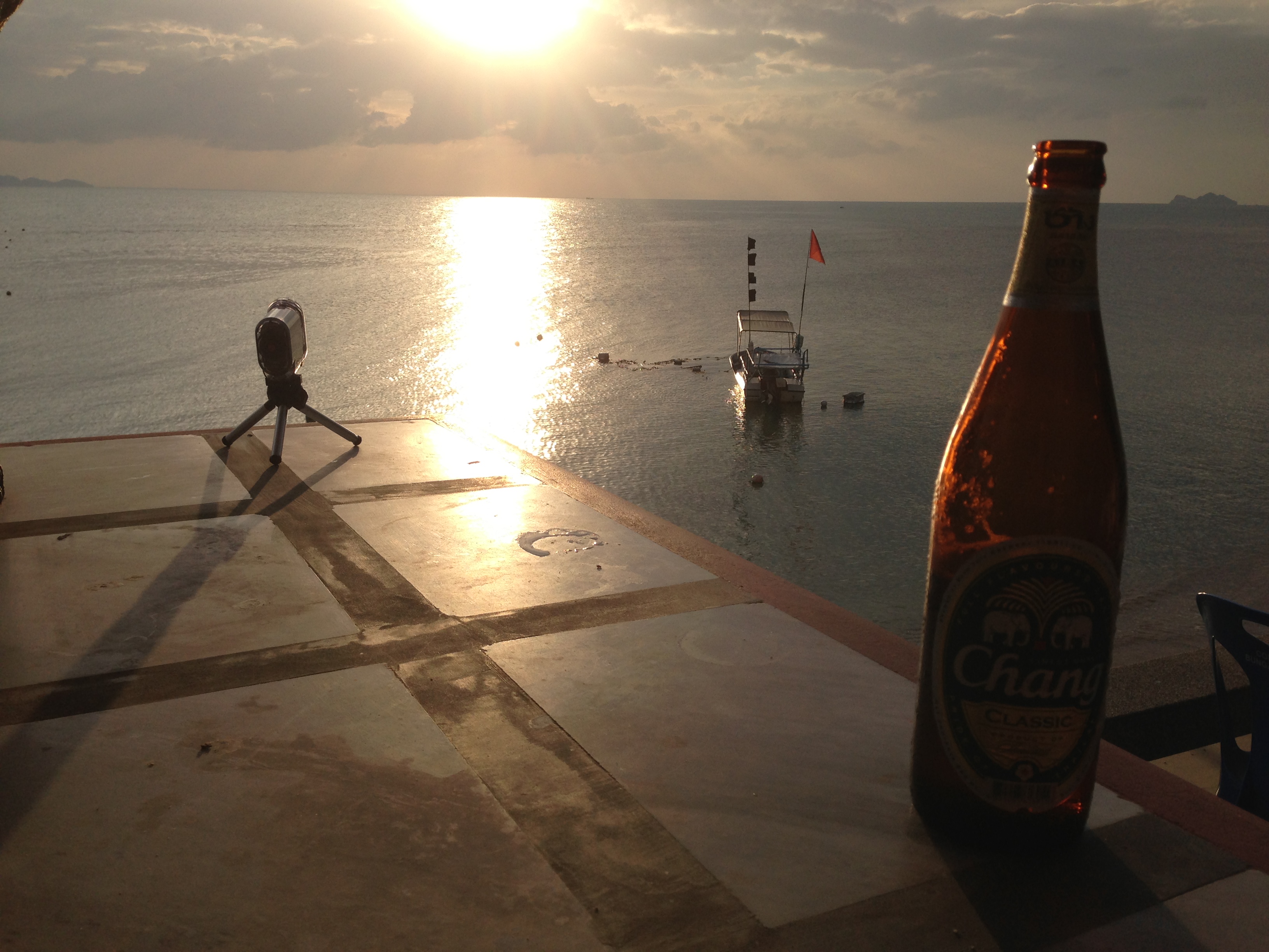 HDR-AS30VとCHANG Beer