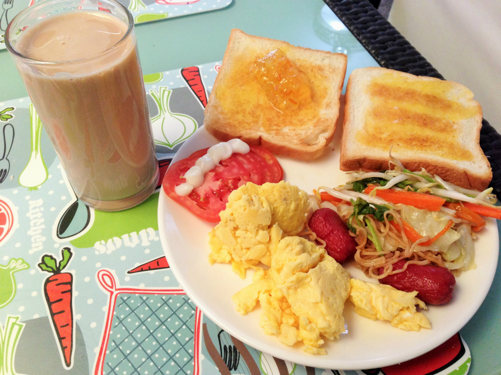 サファイペホステル（SaphaipaeHostel）のブレックファースト