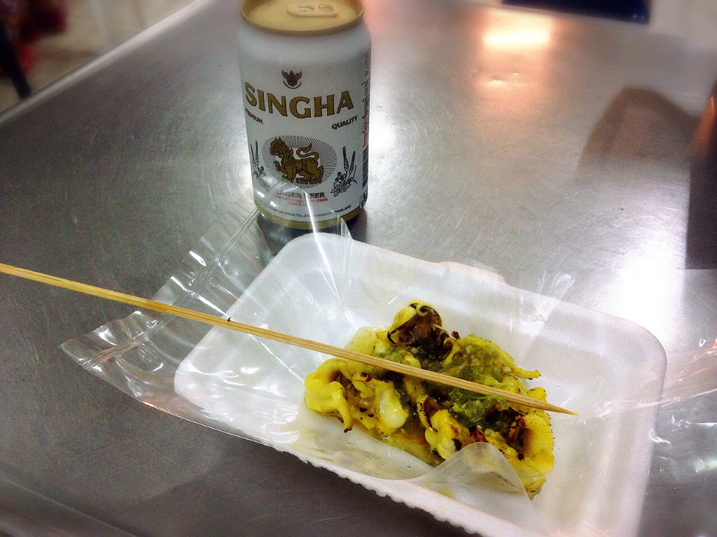 ハジャイのイカ焼き