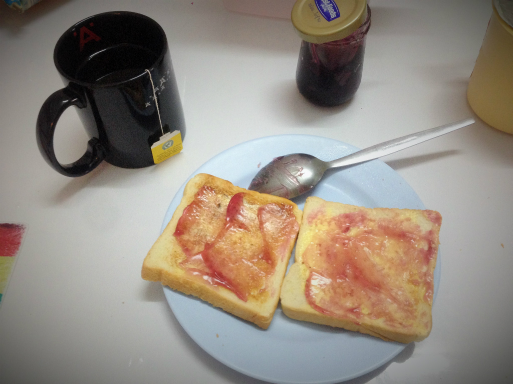 ハジャイバックパッカーズホステルの朝飯