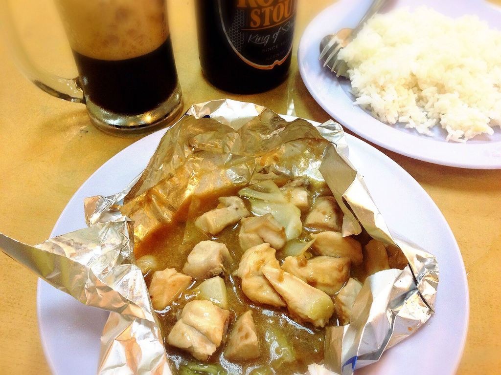 蒜香鶏 8MR ご飯 1MR