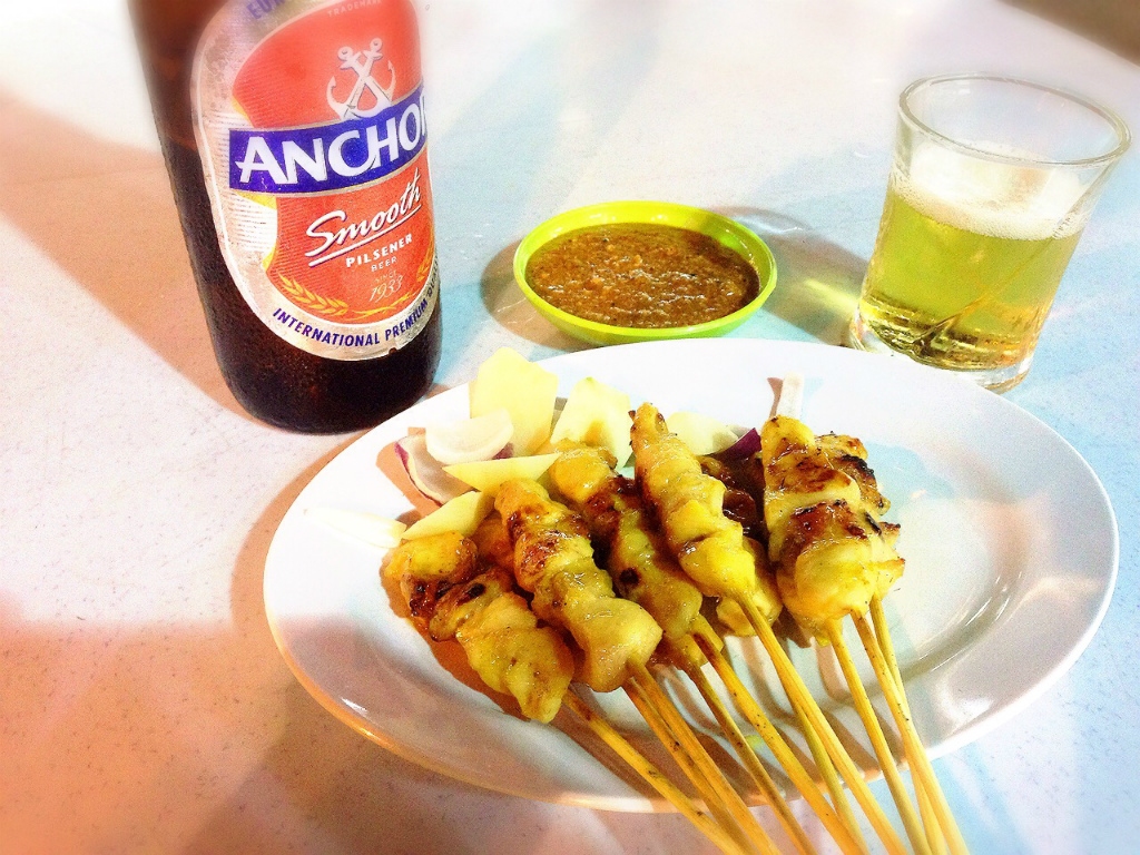 サテー10本 12MRとANCHOR 15MR