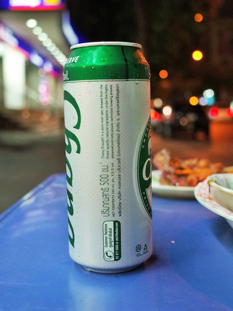 Chang Beer DRAUGHT（裏）