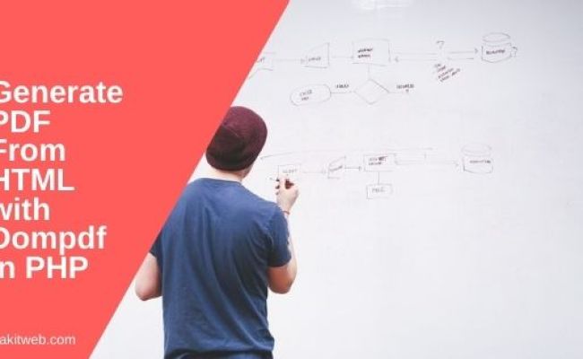 Generate PDF From HTML With Dompdf In PHP