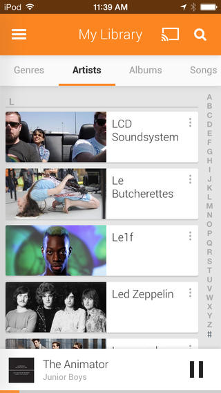 Google Play Music App Updated With Ios Design And More