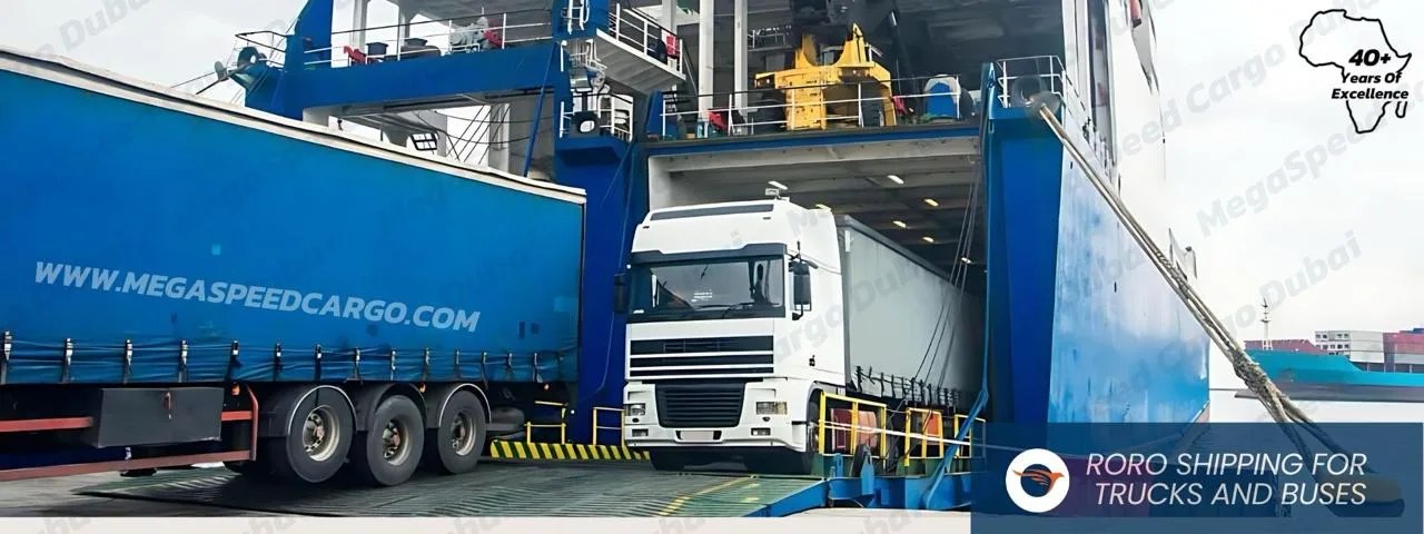 RORO shipping for Truck and Buses
