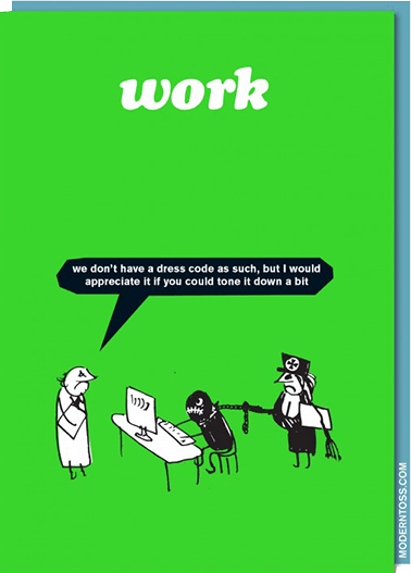 Dress Code Malarkey Cards