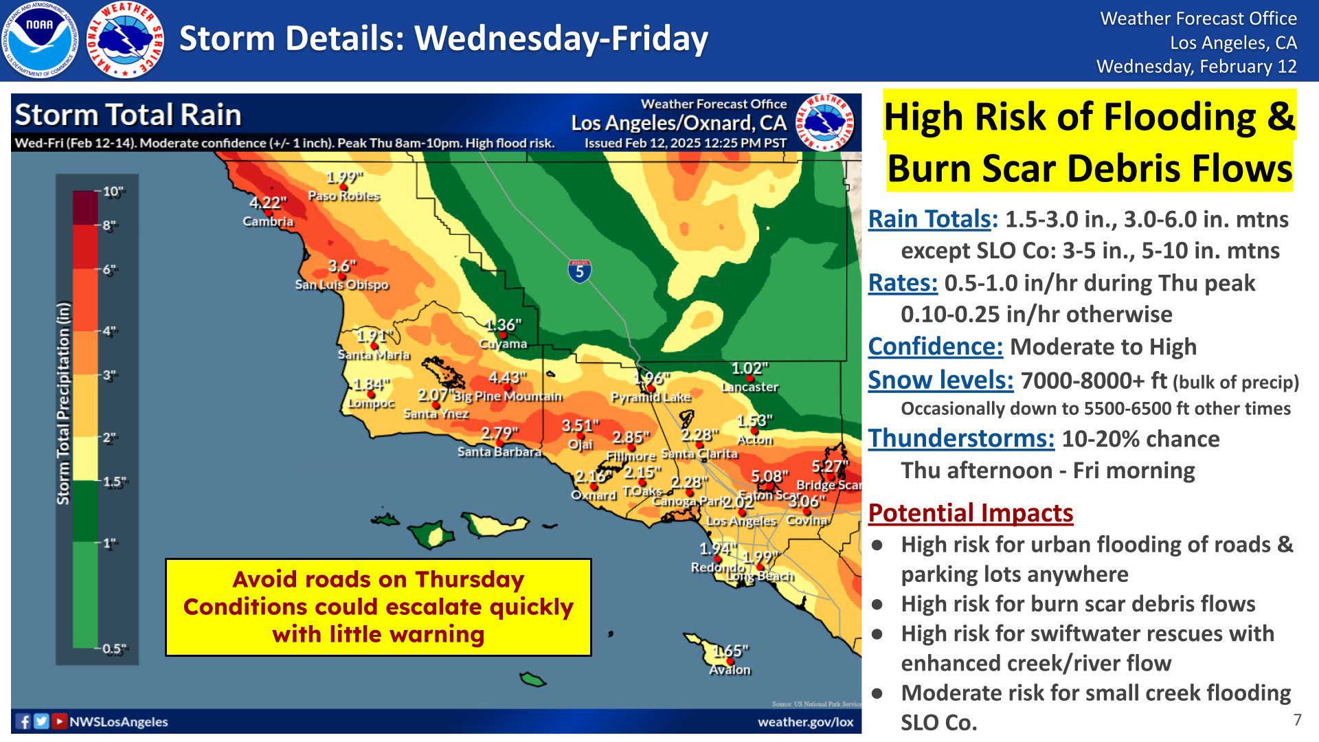 Storm Update: Atmospheric River triggers life-threatening flooding; Rain advisory issued for all LA County Beaches; Road closures