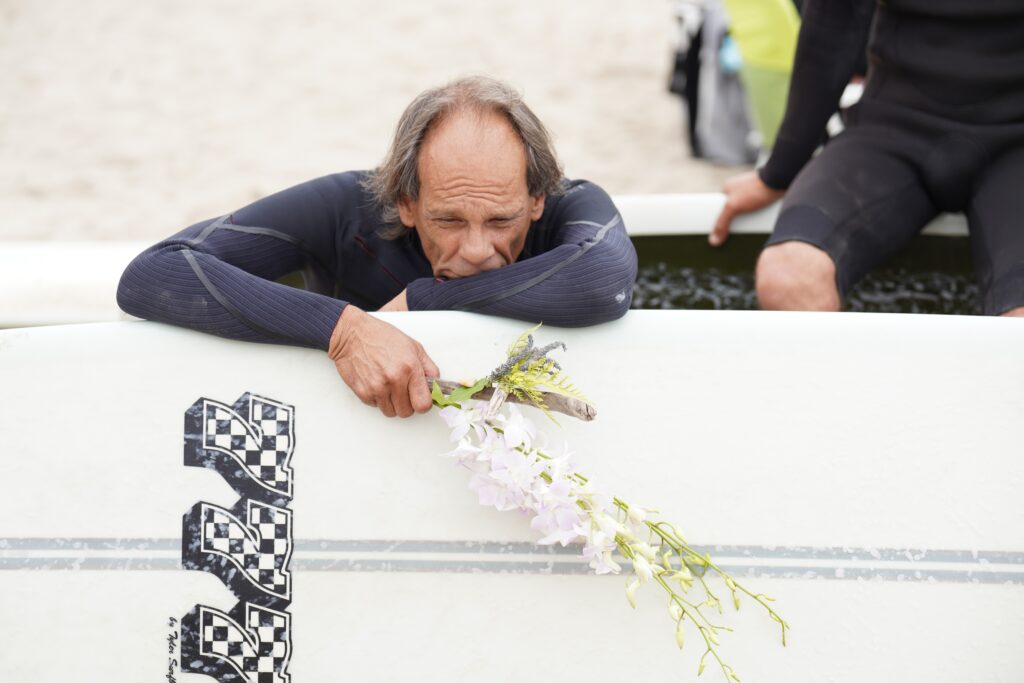 Malibuites say goodbye: Remembering Randy 'Crawdaddy' Miod 2025 Randy Craw Daddy Paddle Out DSC00800
