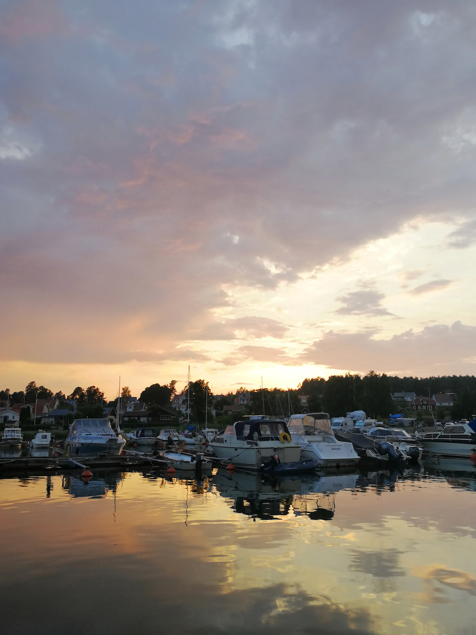 Sonnenuntergang in Loftahammar