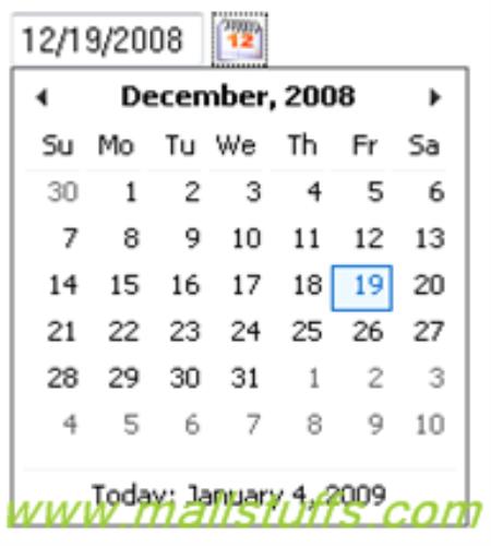 Ajax Calendar Extender Cuts Off At Bottom Stack Overflow 