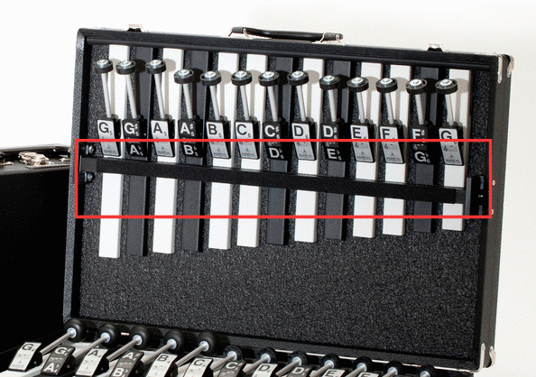 Choirchime® Restraining Bar - Malmark - Bellcraftsmen. Handbells