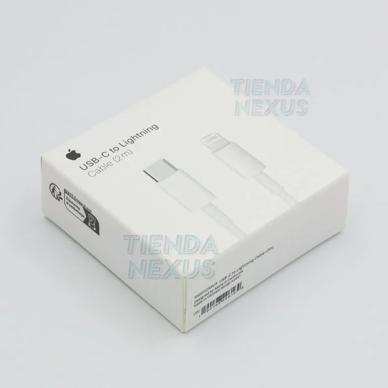 Cable USB a Lightning 2m para iPhone