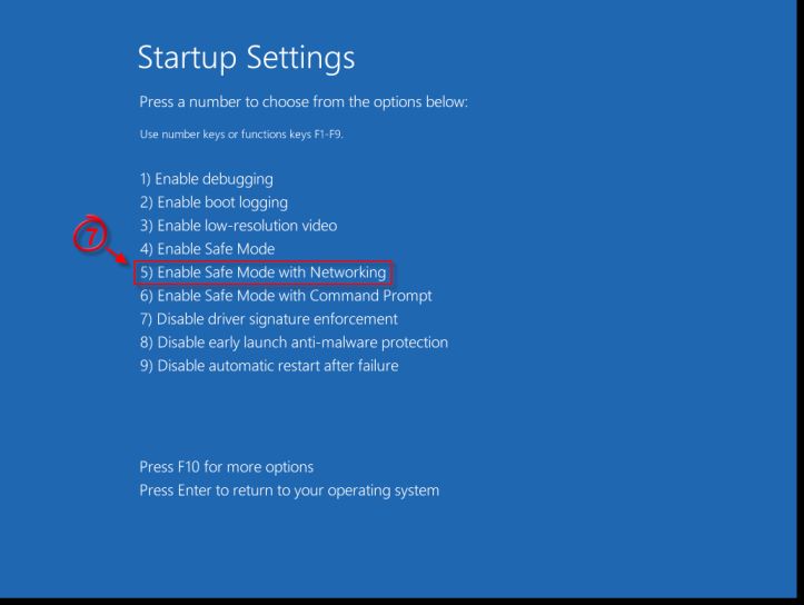 Press 6 or f6 to access windows 10 in safe mode with command prompt. How to start Windows 8 in Safe Mode with Networking