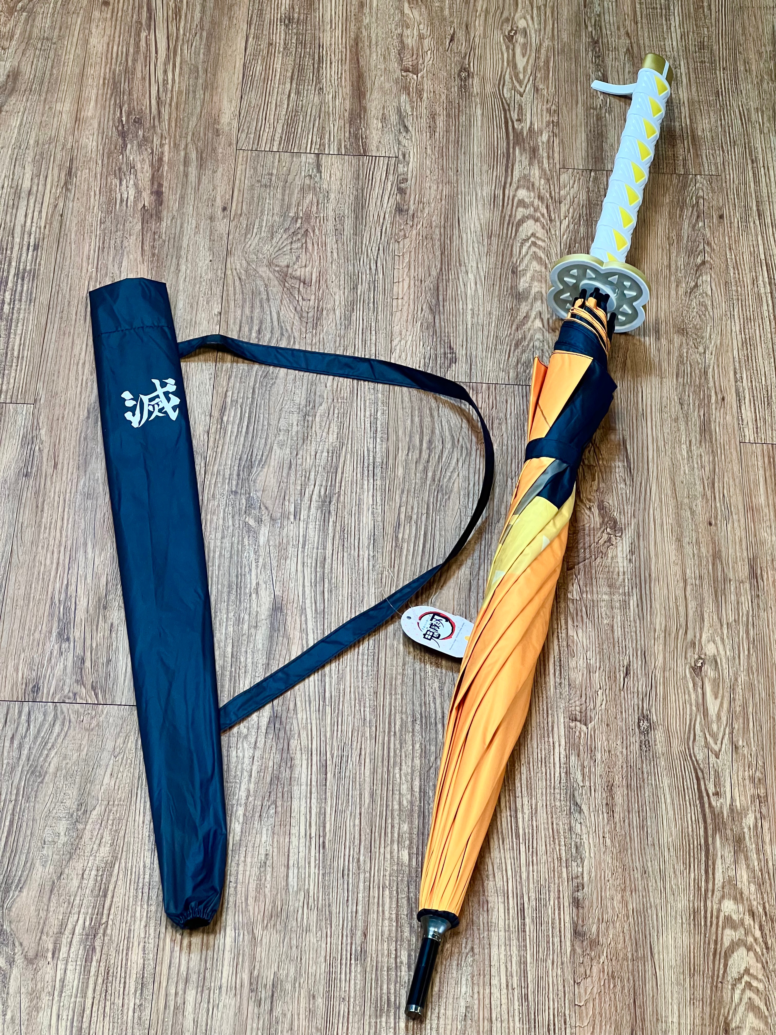 鬼滅之刃– 日輪刀造型直傘(善逸款) – Mamacrazy 媽媽瘋狂