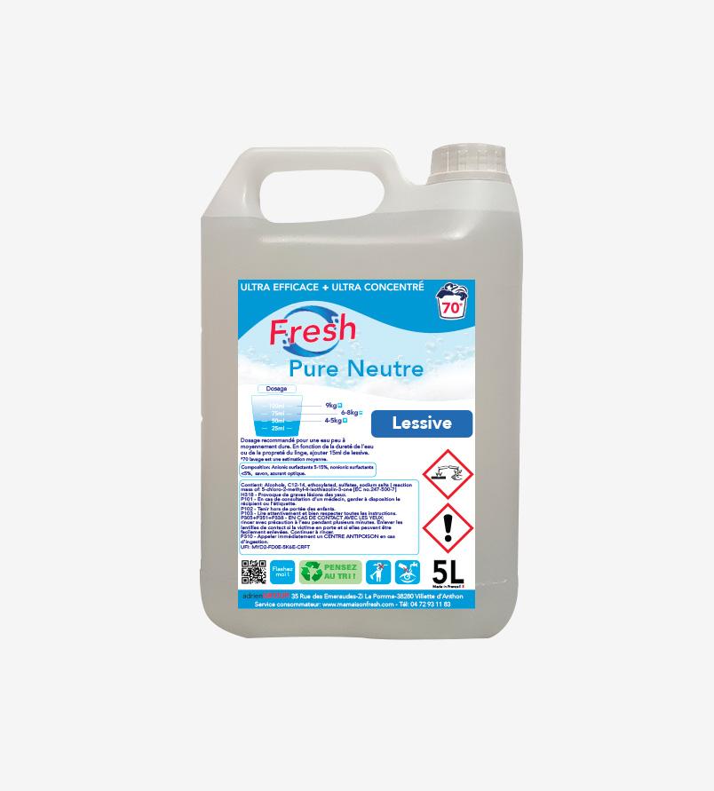 Lessive Pure 5L | Produits d'entretien pour la maison