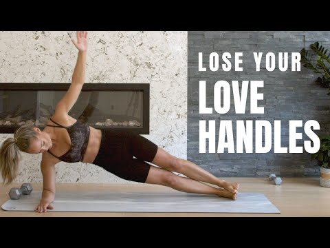 Lose Your LOVE HANDLES // Oblique Workout (With Weights)