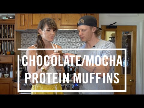 LES MILLS FUEL RECIPES 4 | Chocolate Mocha Protein Muffins