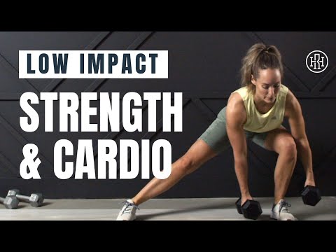 Low Impact STRENGTH & CARDIO Workout // Dumbbell Workout