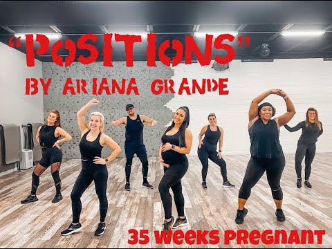 “Positions” by Ariana Grande – Dance Fitness With Jessica | 35 Weeks Pregnant